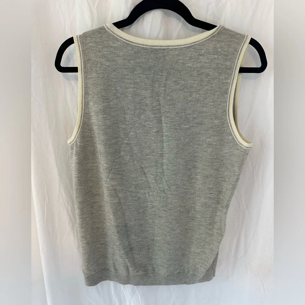 Talbots Charming Shell Dot Top - Picture 4 of 8